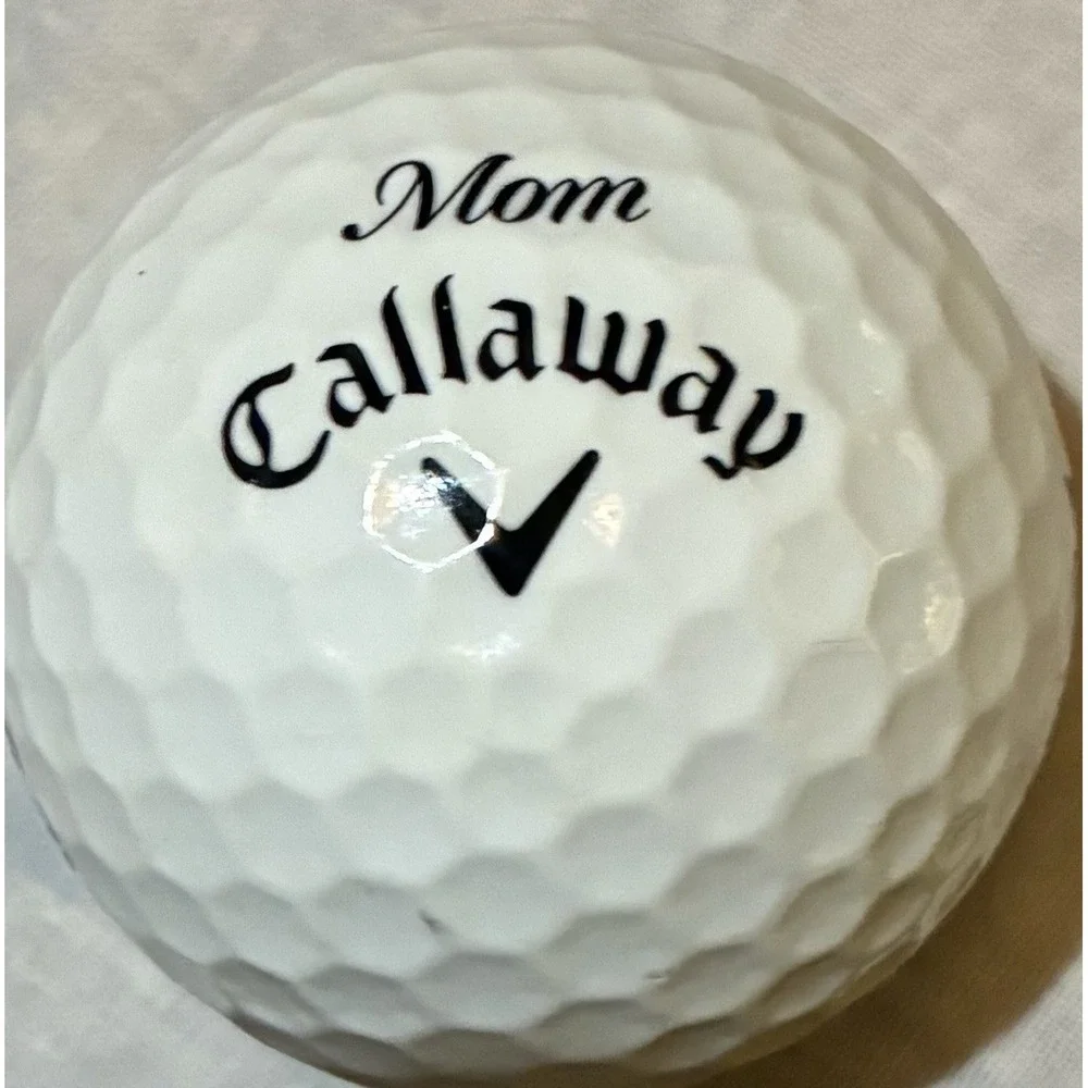White Callaway Special Edition Mothers Day Golf Ball Supersoft